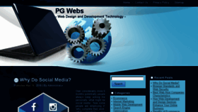 What Pgwebs.com website looked like in 2016 (7 years ago)