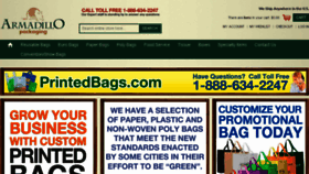 What Printedbags.com website looked like in 2016 (7 years ago)