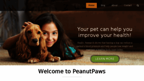 What Peanutpaws.com website looked like in 2016 (7 years ago)