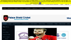 What Palaceshield.play-cricket.com website looked like in 2016 (7 years ago)