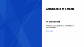 What Parishtools.archtoronto.org website looked like in 2016 (7 years ago)
