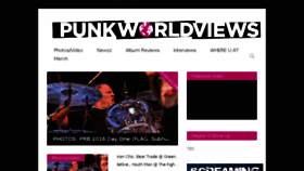 What Punkworldviews.com website looked like in 2016 (7 years ago)