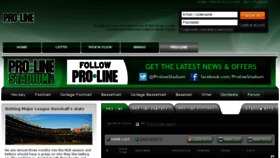 What Prolinestadium.com website looked like in 2016 (7 years ago)