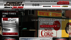 What Punchywhitaker.com website looked like in 2016 (7 years ago)