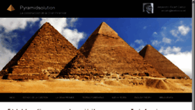 What Pyramidsolution.com website looked like in 2016 (7 years ago)