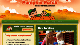 What Pumpkinpatchchildcare.com website looked like in 2016 (8 years ago)