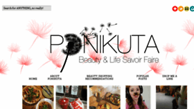 What Ponikuta.com website looked like in 2016 (7 years ago)