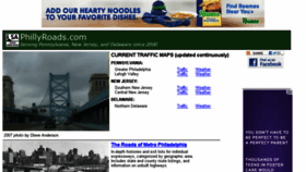 What Phillyroads.com website looked like in 2016 (7 years ago)