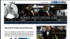 What Poniesuk.org website looked like in 2016 (7 years ago)