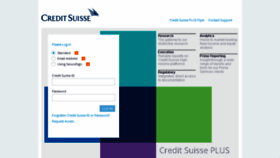 What Plus.credit-suisse.com website looked like in 2016 (7 years ago)