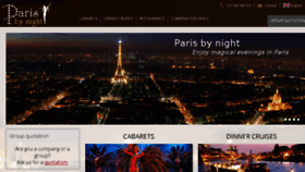 What Paris-by-night.net website looked like in 2016 (7 years ago)