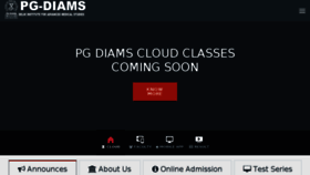 What Pgdiams.com website looked like in 2016 (7 years ago)