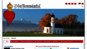 What Pfaffen-winkel.de website looked like in 2016 (8 years ago)