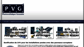 What Photovoltaique-grossiste.com website looked like in 2016 (7 years ago)