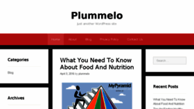What Plummelo.com website looked like in 2016 (7 years ago)
