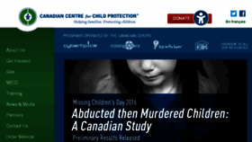What Protectchildren.ca website looked like in 2016 (7 years ago)