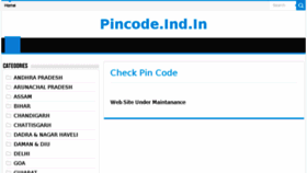 What Pincode.ind.in website looked like in 2016 (7 years ago)