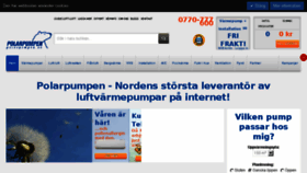 What Polarpumpen.se website looked like in 2016 (7 years ago)