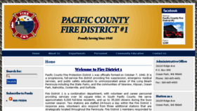 What Pcfd1.org website looked like in 2016 (7 years ago)