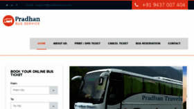 What Pradhanbus.in website looked like in 2016 (7 years ago)