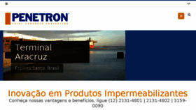 What Penetron.com.br website looked like in 2016 (7 years ago)