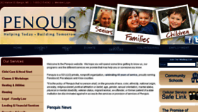 What Penquis.org website looked like in 2016 (7 years ago)
