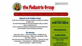 What Pediatricgroup.com website looked like in 2016 (7 years ago)