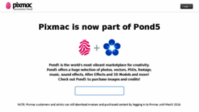 What Pixmac.com website looked like in 2016 (7 years ago)