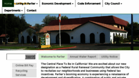 What Parlier.ca.us website looked like in 2016 (9 years ago)