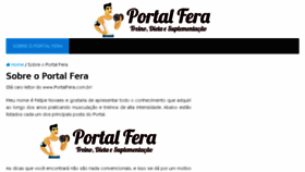 What Portalfera.com.br website looked like in 2016 (7 years ago)
