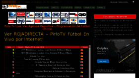 What Pirlotv.net website looked like in 2016 (7 years ago)