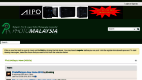 What Photomalaysia.com website looked like in 2016 (7 years ago)