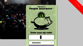 What Peopleinsurance.com website looked like in 2016 (7 years ago)