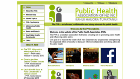 What Pha.org.nz website looked like in 2016 (7 years ago)