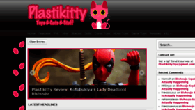 What Plastikitty.com website looked like in 2016 (7 years ago)