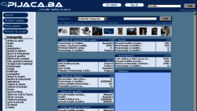 What Pijaca.ba website looked like in 2016 (7 years ago)