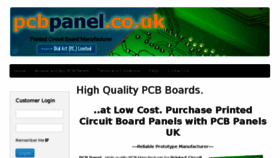 What Pcbpanel.co.uk website looked like in 2016 (7 years ago)