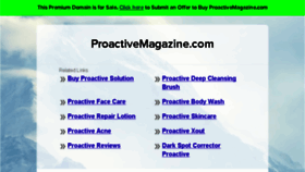 What Proactivemagazine.com website looked like in 2016 (7 years ago)