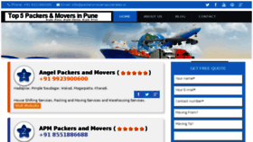 What Packersmoverspunerates.in website looked like in 2016 (7 years ago)