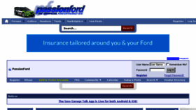 What Passionford.com website looked like in 2016 (7 years ago)