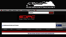 What Performancetrucks.net website looked like in 2016 (7 years ago)