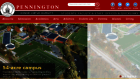 What Pennington.org website looked like in 2016 (7 years ago)