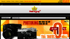 What Photoking.vn website looked like in 2016 (7 years ago)