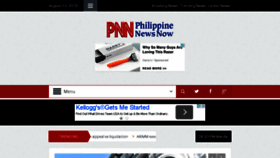 What Philippinenewsnow.com website looked like in 2016 (7 years ago)