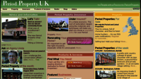What Periodproperty.co.uk website looked like in 2016 (7 years ago)