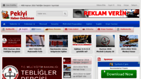What Pekiyi.net website looked like in 2016 (7 years ago)