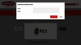 What Pvcx.com website looked like in 2016 (7 years ago)