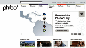 What Phibo.com website looked like in 2016 (7 years ago)