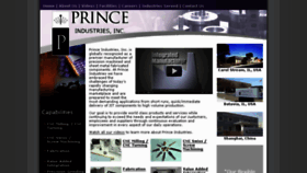 What Princeind.com website looked like in 2016 (7 years ago)