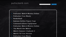 What Putlocker6.com website looked like in 2016 (7 years ago)